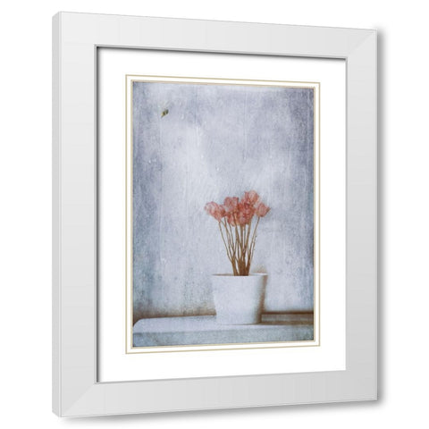 When Summers Gone... White Modern Wood Framed Art Print with Double Matting by Devos, Delphine
