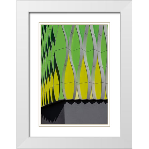 The Shadow Side White Modern Wood Framed Art Print with Double Matting by Luycx, Theo