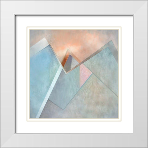 Credo Quia Absurdum Ii White Modern Wood Framed Art Print with Double Matting by Claes, Gilbert