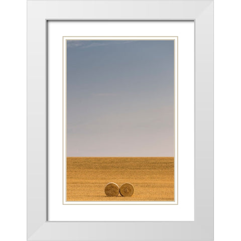 Infinity White Modern Wood Framed Art Print with Double Matting by Goran, Tony