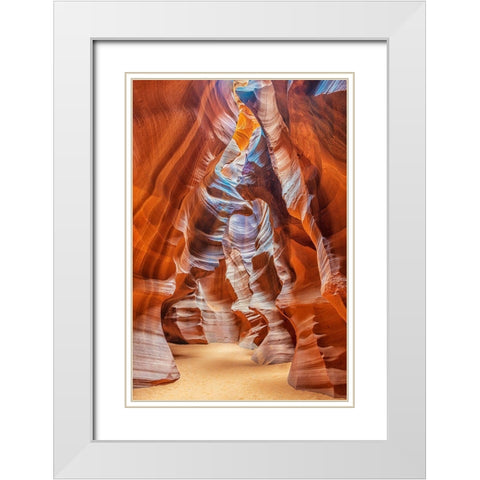 The Cathedral Room White Modern Wood Framed Art Print with Double Matting by C. Sink, Jeffrey