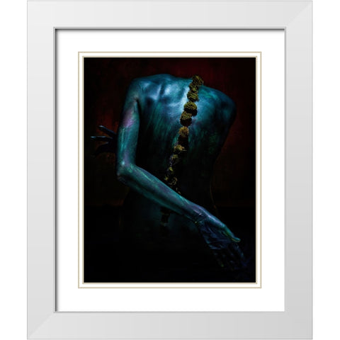 Symbiosis II White Modern Wood Framed Art Print with Double Matting by Kovalev, Ivan