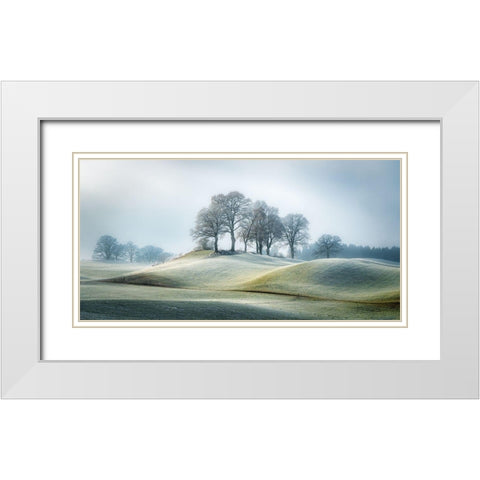 It Is Not In Tuscany White Modern Wood Framed Art Print with Double Matting by Eisenmann, Ulrike