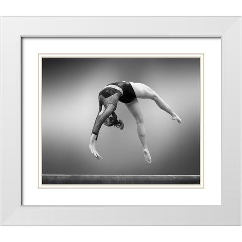 Arch White Modern Wood Framed Art Print with Double Matting by Li, Rob