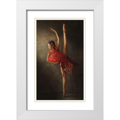 Vertical Limit White Modern Wood Framed Art Print with Double Matting by Kisworo, Sebastian
