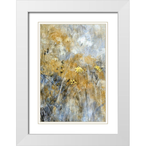 A Time Of Freedom White Modern Wood Framed Art Print with Double Matting by Devos, Delphine