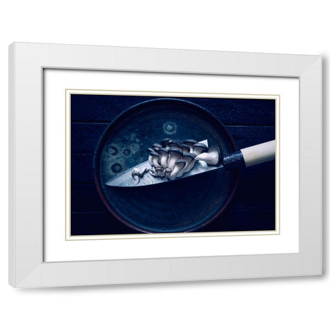 On The Blade... White Modern Wood Framed Art Print with Double Matting by Karina, Aleksandrova