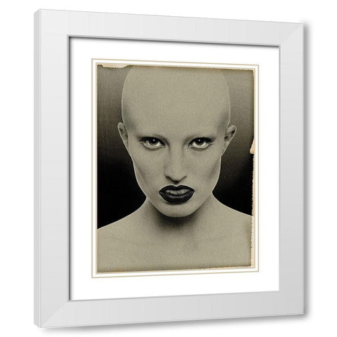 Pelata White Modern Wood Framed Art Print with Double Matting by Affolti, Giordano