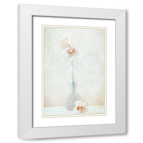 An Ephemeral Moment White Modern Wood Framed Art Print with Double Matting by Devos, Delphine