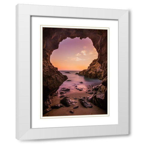 Leo Carrillo White Modern Wood Framed Art Print with Double Matting by Rohr, Declan