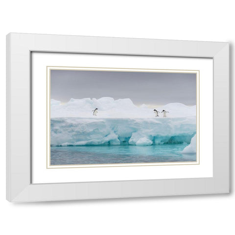 The Stage White Modern Wood Framed Art Print with Double Matting by Manuel Cruz, Jose