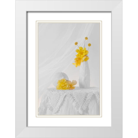 A Bright Day White Modern Wood Framed Art Print with Double Matting by Jacobs, Lydia