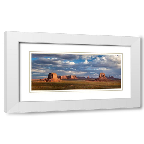 Lost World White Modern Wood Framed Art Print with Double Matting by Fegari
