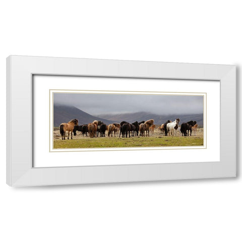 Big Family White Modern Wood Framed Art Print with Double Matting by H. Ingibergsson, Torsteinn