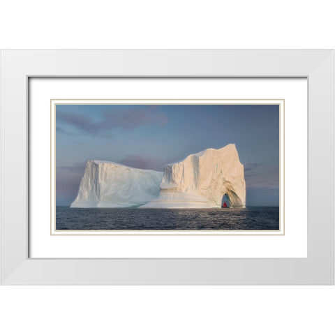 White Giants White Modern Wood Framed Art Print with Double Matting by Macua, Gerald
