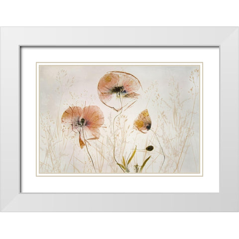 Light And Soft White Modern Wood Framed Art Print with Double Matting by Talen, Nel