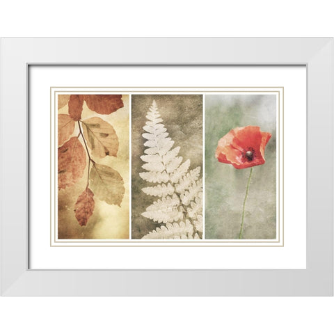 Untitled White Modern Wood Framed Art Print with Double Matting by Davidsson, Gustav