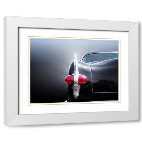 Us Classic Car 1954 Cavalier White Modern Wood Framed Art Print with Double Matting by Gube, Beate