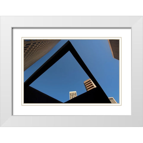 Frame White Modern Wood Framed Art Print with Double Matting by Kravanja, Jure