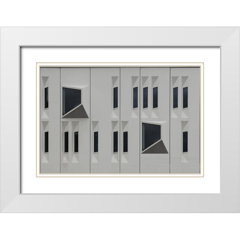 Special Windows White Modern Wood Framed Art Print with Double Matting by Luycx, Theo