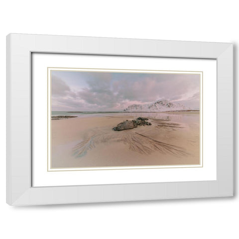 Arctic Impressions I White Modern Wood Framed Art Print with Double Matting by Popan, Adrian