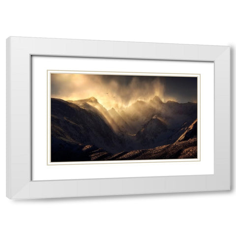 Polterzeitgeist White Modern Wood Framed Art Print with Double Matting by Dyar, Ryan