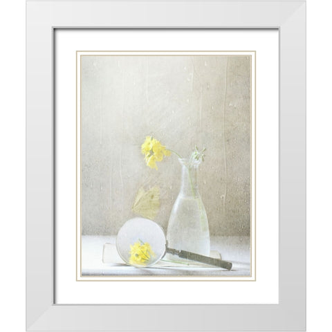 Qnatureq Is What We See White Modern Wood Framed Art Print with Double Matting by Devos, Delphine
