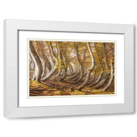 The Wooden Army White Modern Wood Framed Art Print with Double Matting by Ruoppolo, Luigi