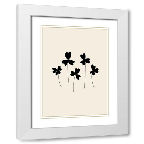 Black Sorrel White Modern Wood Framed Art Print with Double Matting by 1x Studio