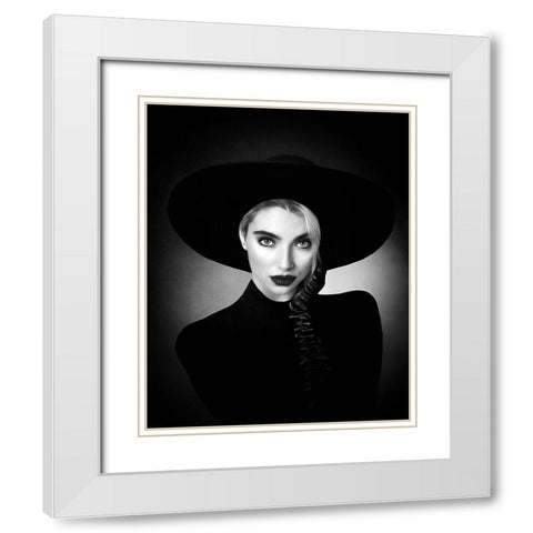 Tangled Up In Black White Modern Wood Framed Art Print with Double Matting by Punyet Miro, Carles