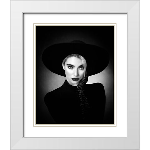 Tangled Up In Black White Modern Wood Framed Art Print with Double Matting by Punyet Miro, Carles