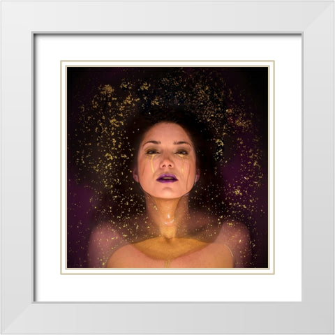 Escape From Reality II White Modern Wood Framed Art Print with Double Matting by Stalmans, Luc