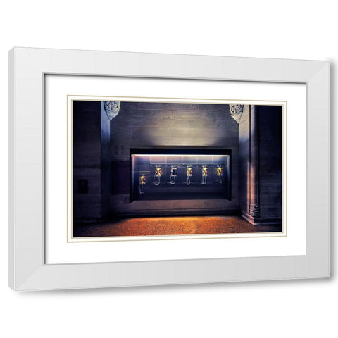 Integration White Modern Wood Framed Art Print with Double Matting by Ratzer, Klaus