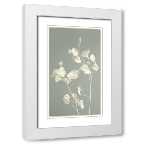 Peaceful White Modern Wood Framed Art Print with Double Matting by Westum, Heidi