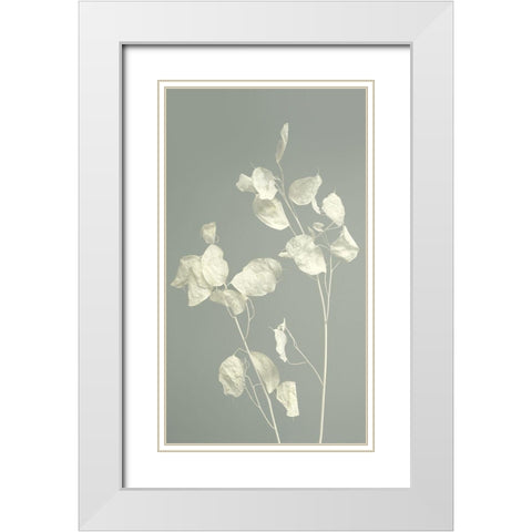 Peaceful White Modern Wood Framed Art Print with Double Matting by Westum, Heidi
