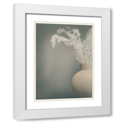 Soft Feeling White Modern Wood Framed Art Print with Double Matting by Westum, Heidi
