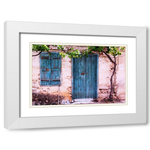 Forsaken House II White Modern Wood Framed Art Print with Double Matting by Shrayer, Igor