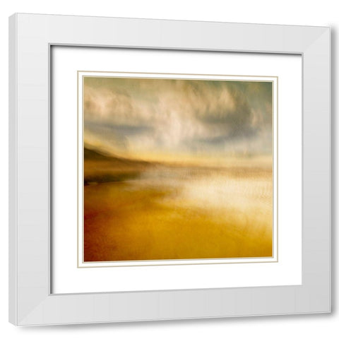 By The Sea White Modern Wood Framed Art Print with Double Matting by Van Bijnen, Jacqueline