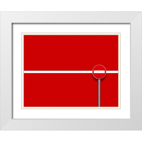 Online White Modern Wood Framed Art Print with Double Matting by Novillo, Alfonso