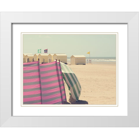 Mare Mare White Modern Wood Framed Art Print with Double Matting by Della Latta, Massimo