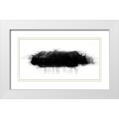 Where Now White Modern Wood Framed Art Print with Double Matting by Golob, Gorazd