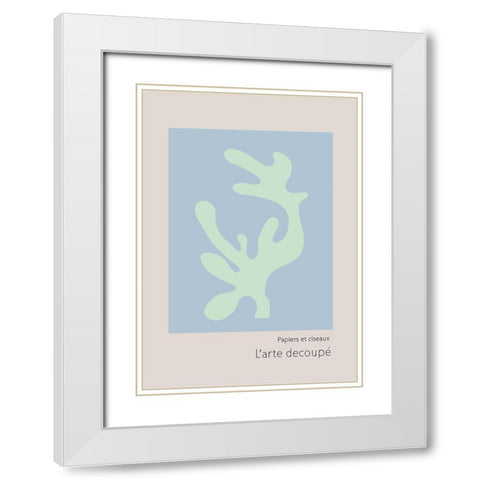 Larte Decoupac White Modern Wood Framed Art Print with Double Matting by 1x Studio II