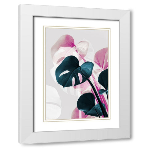 Monstera Creative 12 White Modern Wood Framed Art Print with Double Matting by 1x Studio III