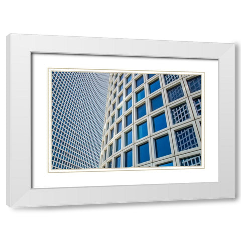 Windows 2021 White Modern Wood Framed Art Print with Double Matting by Raif, Joshua