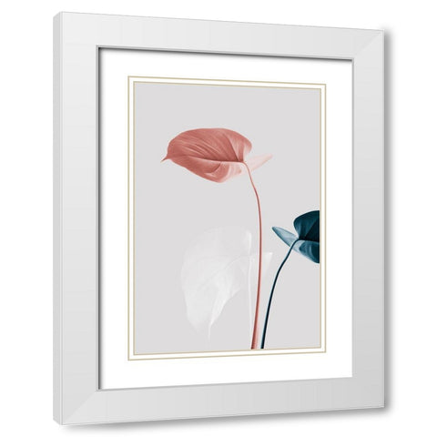 Monstera Creative 25 White Modern Wood Framed Art Print with Double Matting by 1x Studio III