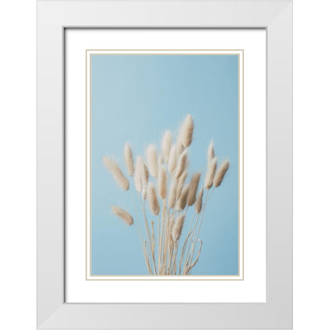 Bunny Grass No 3 White Modern Wood Framed Art Print with Double Matting by 1x Studio III