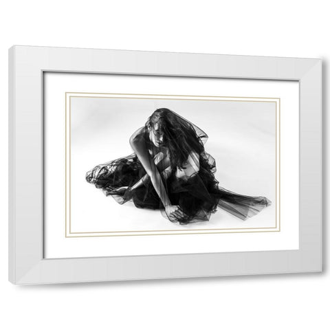 No Title Yet White Modern Wood Framed Art Print with Double Matting by Golob, Gorazd