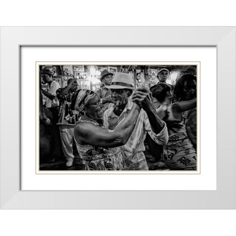 Casa De Musica White Modern Wood Framed Art Print with Double Matting by Bauer, Andreas