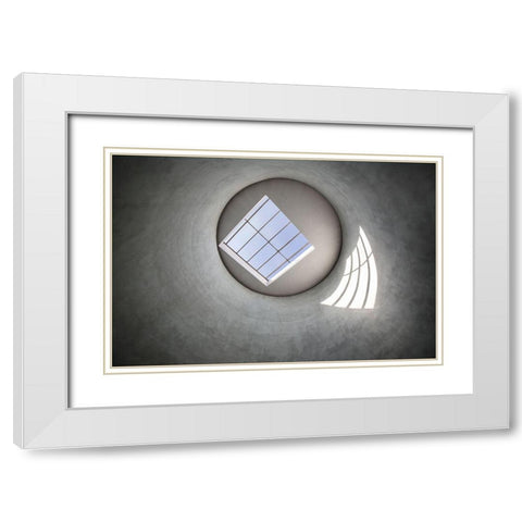 Imprisoned White Modern Wood Framed Art Print with Double Matting by P Neto, Filipe