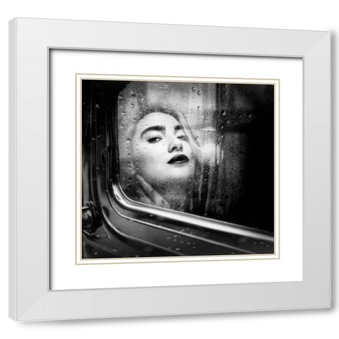 On Tour White Modern Wood Framed Art Print with Double Matting by Punyet Miro, Carles